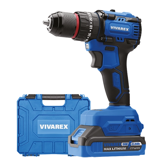 دریل شارژی ویوارکس چکشی موتور براشلس VR2010-BLX